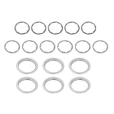 17Pcs Transmission Clutch Adjusting Washer for Magotan for Sagitar Oma Dq200 for VW