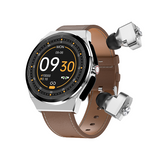 JM08 Smart Watch Earphone Men TWS 2 in 1 Bluetooth Call Headset Wireless Music Play Earbuds Sport Fitness Smartwatch