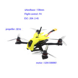 DIY Seastar138mm Indoor Mini RTF FPV Racing RC Drone 2-4S with F405 DM Flight Controller Micro 1200TVL FPV Camera 3inch Props TX