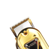 Professional cordless electric hair clipper full metal housing barber hair trimmer rechargeable haircut machine adjustable