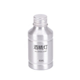 1Pc 50ml Portable Lamp Alcohol Liquid Metal Stoves Outdoor For Hiking Survival Camping Not Include Alcohol Heating Lab Equipment