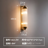 Nordic Simple Modern Copper Wall Lamp for Living/dining Room Decoration Led E14 Bedroom Bedside Lamp Balcony Corridor Background
