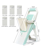 Multifunctional Vegetable Cutter Mandolin Manual Food Chopper Meat Vegetables Fruit Slicer Grater Shredders Kitchen Gadget