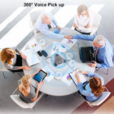 Conference Speaker And Microphone, 360° Omnidirectional Microphone With USB Hub And Intelligent DSP Noise Reduction