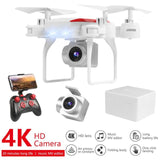 KY606D Folding Drone Aerial Photography 4K Pixel Camera Quadcopter Air Pressure Fixed Height Black White Helicopter Toy