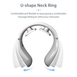 Portable Neck Massager Cervical Massager for Neck Relaxation Pain Relief 12 Massage Modes 15 Levels Intensity Built-in Battery