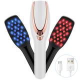 Laser Hair Growth Brush Comb Infrared Electric Massage Anti Hair Loss Phototherapy Scalp Massager Hair Comb USB Rechargeable