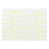Acrylic Phonograph Tonearms VTA Azimuth Gauge Alignment Block Ruler Headshell Aligning Accessory 67 x 48 x 8mm