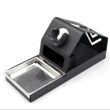 GTBL T12 Soldering Iron Station Stand Stable Welding Solder Iron Tips Holder with Insulation Pad Brass Wire Ball Tip