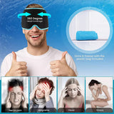 Migraine &amp; Headache Relief Hat Reusable Gel Cold Pack for Migraine or Puffy Eye Sinus &amp; Stress Relief Migraine Gel Ice Head Wrap