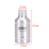 1Pc 50ml Portable Lamp Alcohol Liquid Metal Stoves Outdoor For Hiking Survival Camping Not Include Alcohol Heating Lab Equipment