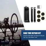 Portable Glueless Patch Bike Tire Repair Kit Bicycle Flat Tyre Tube Repair Tools Set Cycling Accessories