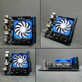 HP-400 CPU Cooling Fan Ultra-Thin Push-down CPU Cooler 4 Heat Pipes Radiator 4Pin PWM For LGA1700 HTPC Case All-In-One Computer