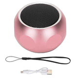Mini Portable Bluetooth Speaker Cute Wireless Speaker Stereo Subwoofer with Lanyard for Shower Bike Car Travel music player