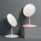 5 Times Magnifying Glass Multi Function Makeup Mirror LED Touch Luminous Makeup Table Mirror Portable LED Makeup Mirror
