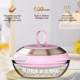 EMS Scalp Applicator Comb LED Electric Massage Head Hair Growth Treatment Liquid Serum Oil Brush for Prevent Hair Loss Tool