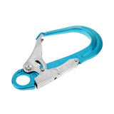 Heavy Duty Rock Climbing Fall Protection Safety Lanyard Snap Clip Hook Climbing Floor Escape Exploring Rappelling Mountaineering