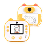 Kids Thermal Instant Print Camera Digital Video Camera 2 Inch High-Definition Large Display Screen 26 MP 32GB TF Card Storage
