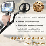 MT705 Underground Metal Detector 270mm Waterproof Search Coil High Sensitivity Metal Detecting Tool Metal Finder Hunter Tracker