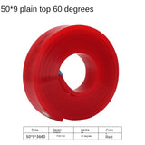 50mm*9mm Flat Silkscreen Squeegee Rubber 55A 65A 75A 80A DIY Silk Screen Printing Ink Scratch Board Tools Squeegee Rubber Blade