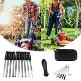 Carburetor Screwdriver Set Adjustable Lawn Mower Carb Tuning Kit With Storage Case  Plastic Handle And A Metal Rod Tools Set