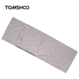 TOMSHOO 70*210CM Outdoor Travel Camping Polyester Pongee Healthy Sleeping Bag Liner with Pillowcase Portable Business Trip Hotel
