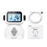 JOYO JM-93 Digital Voice Metronome Mini Cute Robot Design Metronome Tuner with LCD Display Screen for Children Volume Adjustable