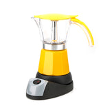 220V Electrical Espresso Moka Pot Coffee Percolators Italian Mocha Coffee Maker 220V Stovetop Tool Filter Percolator Cafetiere