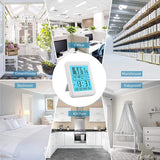Digital Hygrometer Thermometer, Backlight Touchable Digital Hygrometer Thermometer Temperature Humidity Meter