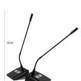 Wireless Conference Microphone, 30 Adjustable Frequencies, Rechargeable, Plug And Play, Suitable For Lectures,Broadcasting