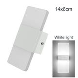 LED Wall Light-up Down Cube Indoor Outdoor Sconce Lighting Lamp Fixture Decor HR
