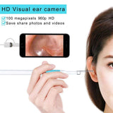 3In1 Endoscope Digital Led Otoscope Ear Camera Scope Earwax Removal Kit Electronic Mini Endoscopic Camera