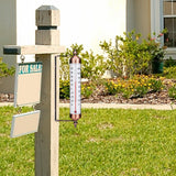 Outdoor Thermometer Wall Thermometer With Bronze Design Stylish Garden Thermometer Suitable For Garage Garden Wall Greenhouse