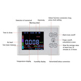 KF-909 LCD Display Air Quality Detector Time Date Display Multifunctional Indoor Air Quality Monitor Carbon Dioxide CO2 Monoxide