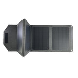 40W Solar Folding Charger 12V/5V USB Output Portable Waterproof Solar Panels Mobile Power Battery Charger for iPad Smartphones