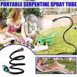 Universal Serpentine Water Mist Landscaping Outdoor Greenhouse For Garden Spray Tube Summer Portable Flexible Hose Cooling Stand