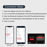 Carlinkit CarPlay Adapter Wireless CarPlay Box Android Auto Mini Adapter Auto Support IOS Phone Android Phone Car Play Dongle