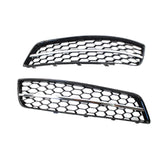 2Pcs Fog Light Lamp Cover Gloss Moulding Lightweight Accessories Replacement for Audi A3 8P 2008 - 2012 Models Bumper
