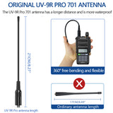 Baofeng Waterproof UV-9R PRO IP68  Dual Band 136-174/400-520MHz Radio Upgraded Of UV9R Walkie Talkie 50KM Range UV-XR BF-9700
