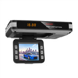 9V~24V 2 In 1 Car Radar DVR Anti Radar Detector 12 languages Driving Recorder Video Camera Flow Detecting Dash Cam Car Detector