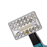 5 inch 1000Mah 14.4-18V  LED Flashlight Spotlight Outdoor Work Lighting For Makita BL1430 BL1830 Blue