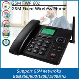 2G Cordless Phone with Antenna Fixed Wireless Phone Desktop Telephone Support GSM 850/900/1800/1900MHZ Dual SIM Card