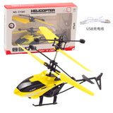 Two-Channel Suspension RC Helicopter Drop-resistant Induction Suspension Aircraft Charging Light Aircraft Kids Toy Gift for Kid