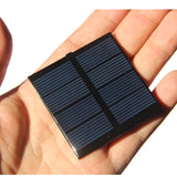 BUHESHUI 230MA 2V  Polycrystalline Solar Cell 52*52MM Solar panel Charger For 1.2V/1.5v Battery Wholesale 500pcs/lot