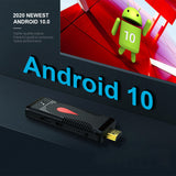 X96 S400 2Gb 16Gb Android 10 Tv Stick Allwinner H313 Quad Core 4K 60fps H.265 2.4G Wifi  Speler Tv Box Dongle