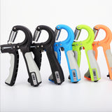 Adjustable Hand Grip Strengthener Count Power Finger Hand Exerciser Gym Muscle Training Wrist Gripper Non-Slip Handle Portable