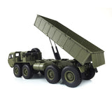 RC 1/12 Military Dumper Truck Model 8*8 Chassis Motor Sound Light Radio P803A TH16474-SMT1