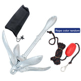 Stainless Steel Folding Anchor Fishing Accessories For Kayak Canoe Boat Marine Watercraft Aluminum Lightweight Watercraft Anchor