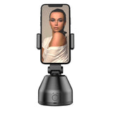 Smart Gimbal 360° Rotation Auto Face Tracking Holder Portable Smart Track Selfie Shooting Phone Holder for Vlog Shooting Record