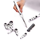 20-piece Oscillating Wrench 180° Rotating Torx G-ear Wrench Oscillating Head Interchangeable Torx Wrench Set